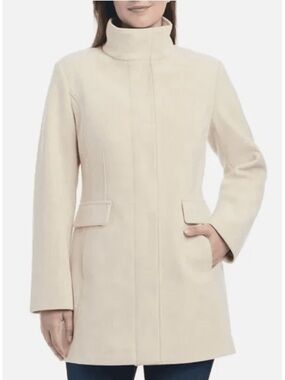 NWT Vince Camuto Women's Full Zip Jacket, Cream, L